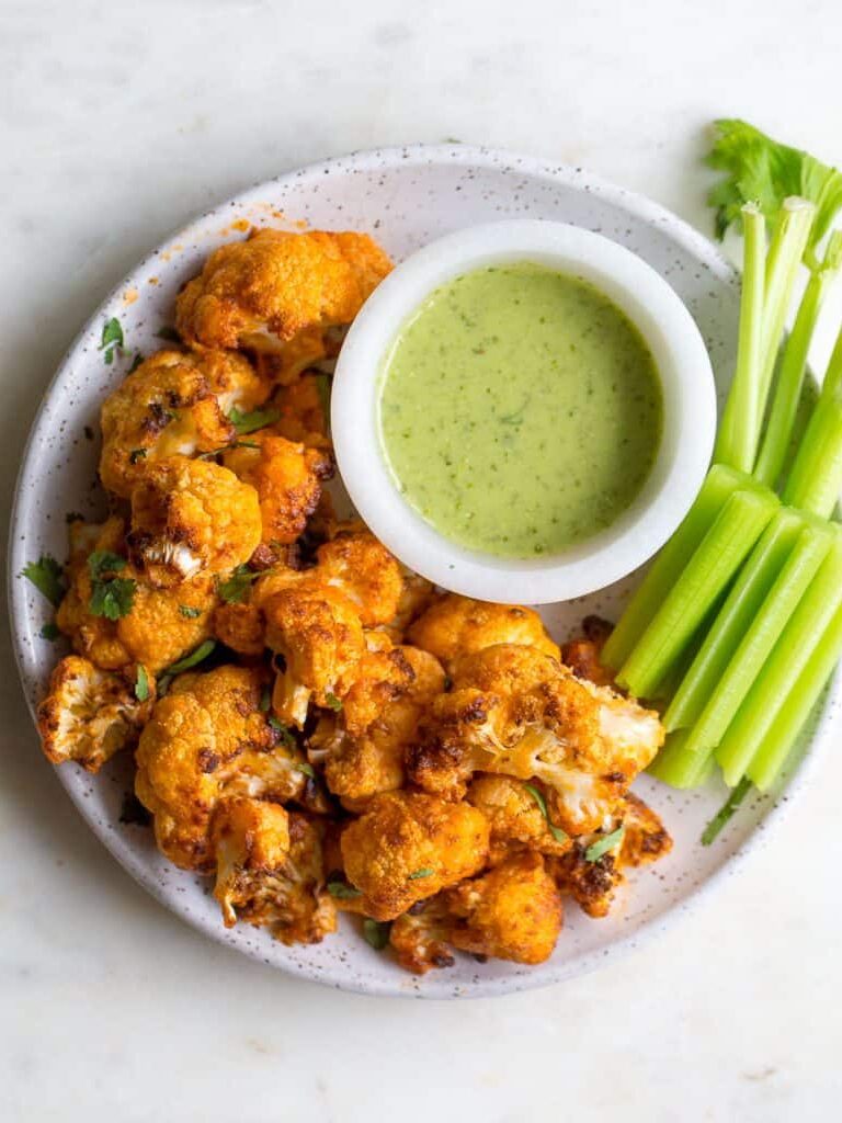 Keto Air Fryer Buffalo Cauliflower Tots Recipe