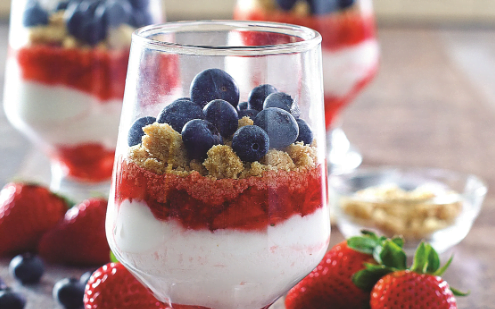 Keto-Friendly Red Fruit Parfait Recipe