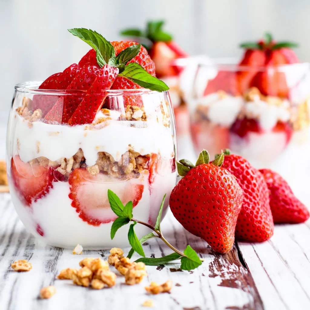 Keto Friendly Red Fruit Parfait Recipe