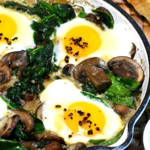 Keto Mushroom Breakfast Skillet Recipe