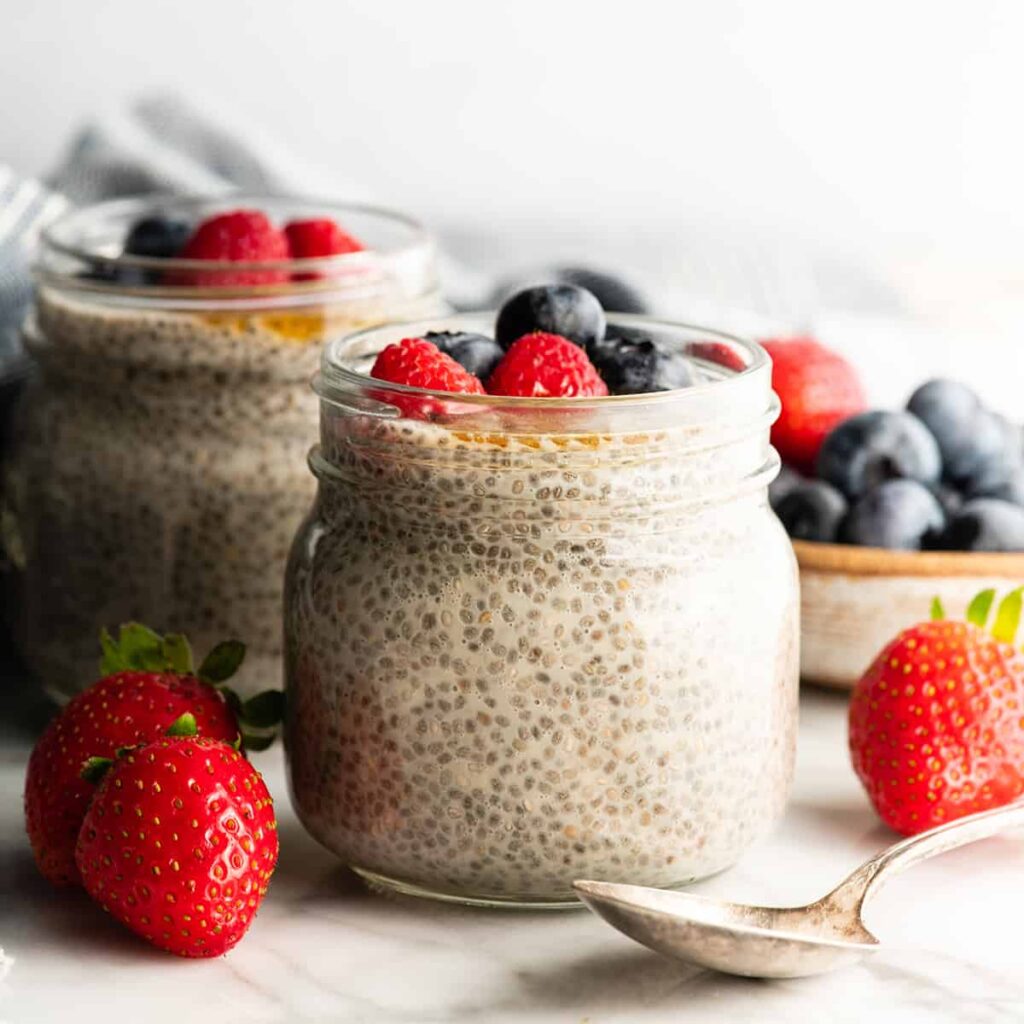 Keto friendly Sugar free Vanilla Chia Pudding Recipe 1