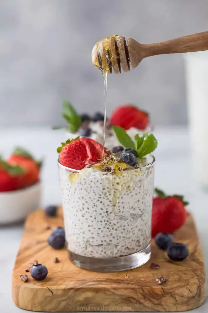 Keto friendly Sugar free Vanilla Chia Pudding Recipe 1