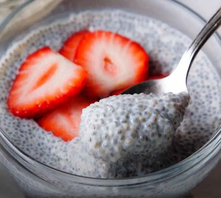 Keto friendly Sugar free Vanilla Chia Pudding Recipe