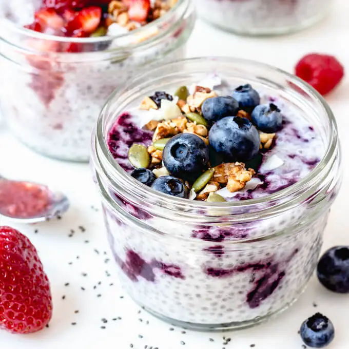 Keto friendly Sugar free Vanilla Chia Pudding Recipe