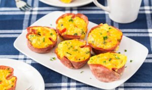 Keto Ham and Egg Cups