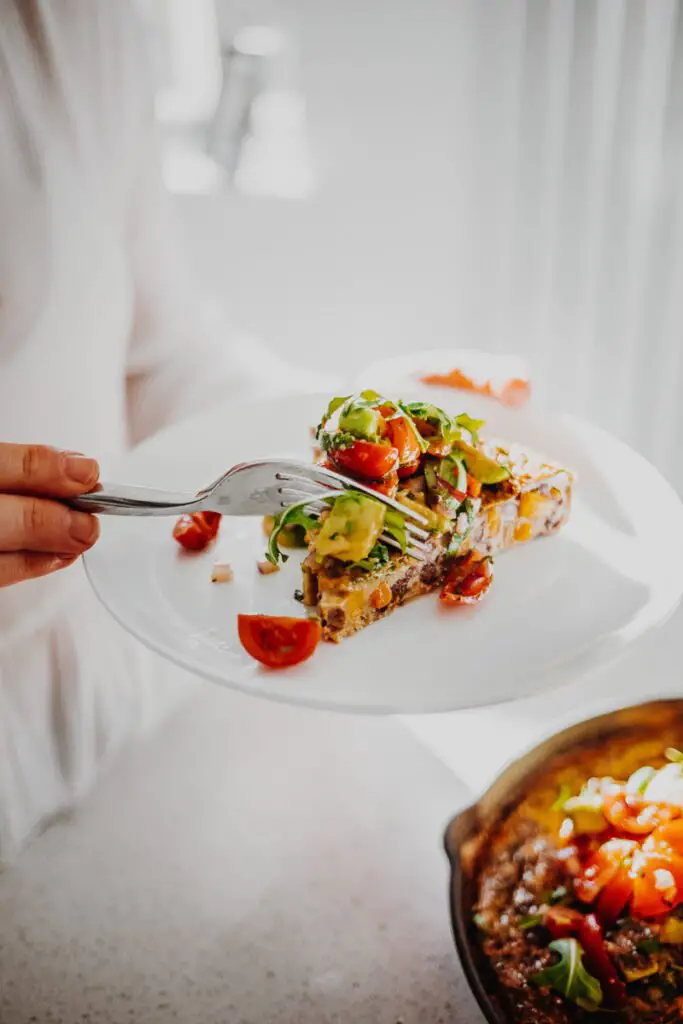 Masala Frittata with Avocado Salsa