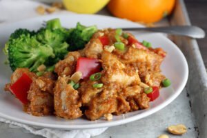 Thai Style Low Carb Peanut Chicken Recipe