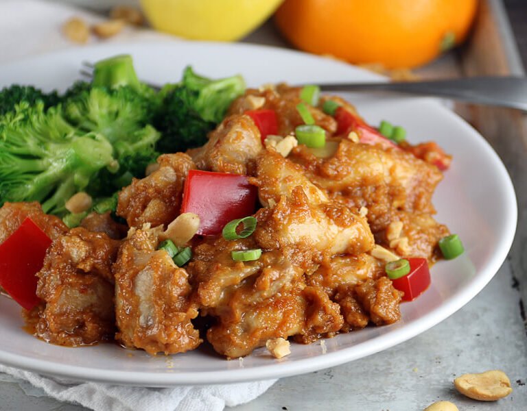 Amazing Thai Style Low Carb Peanut Chicken Recipe