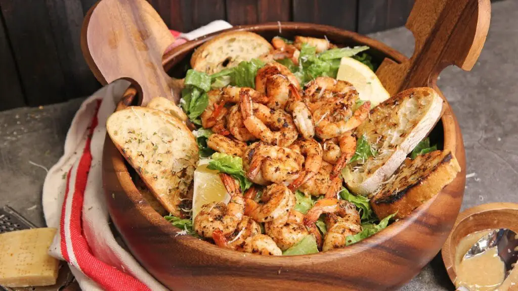 Blackstone Shrimp Caesar Salad