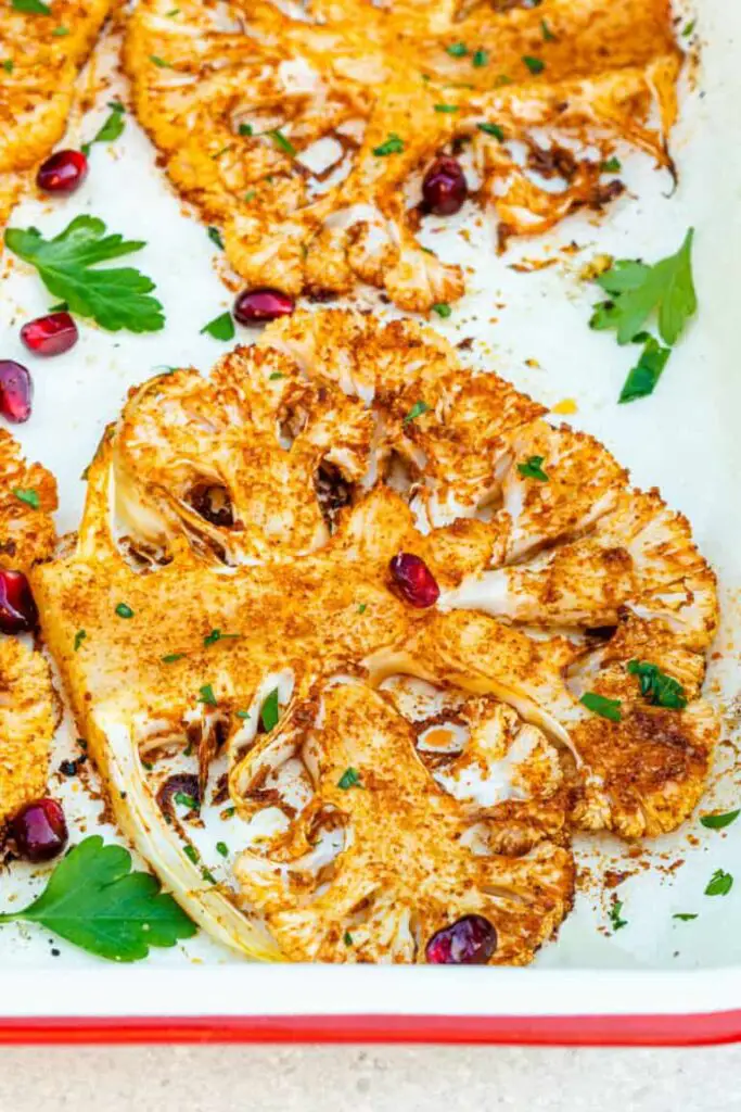 Roasted Cauliflower Steak Recipe