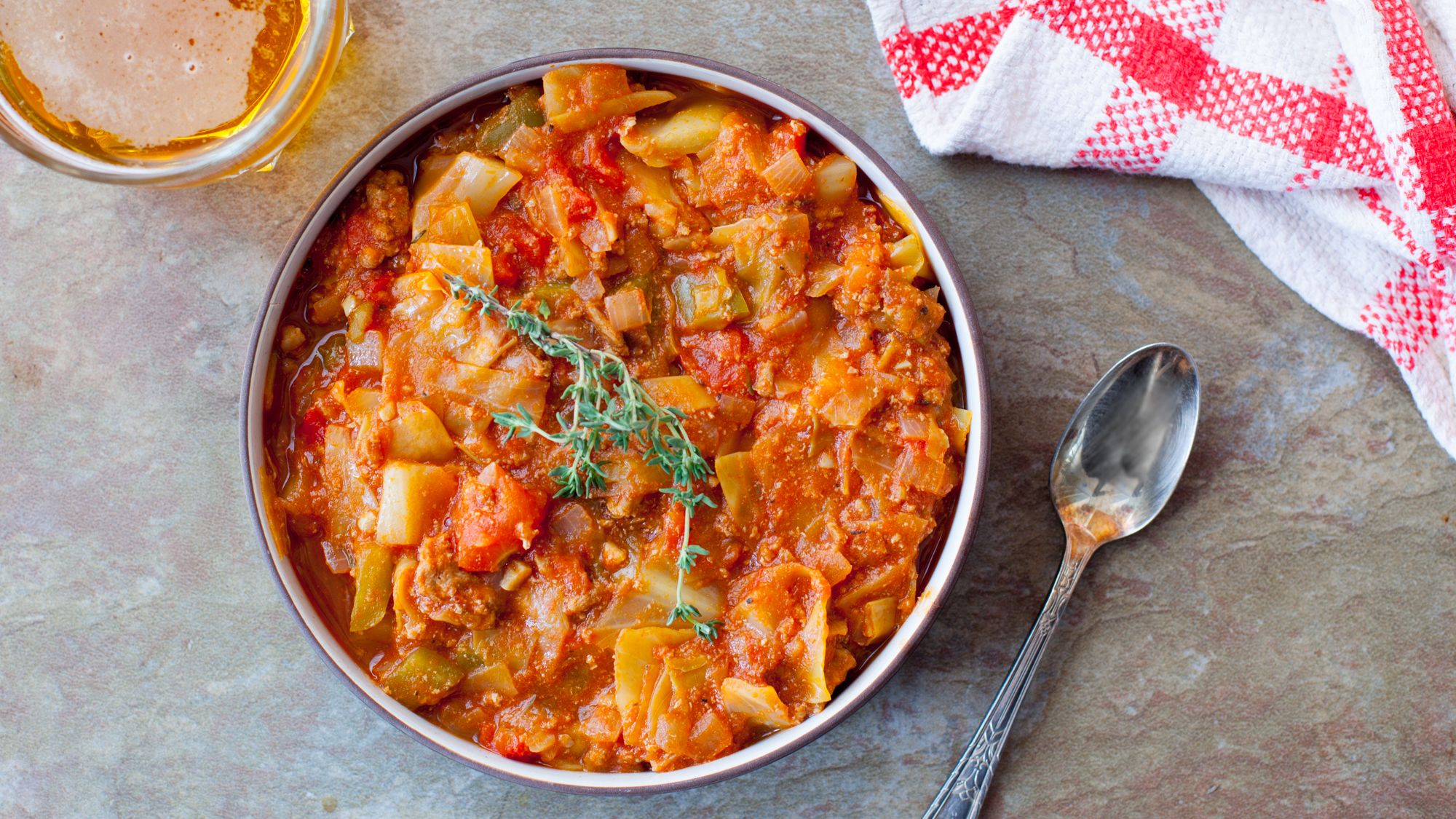 Slow Cooker Cabbage Roll Soup