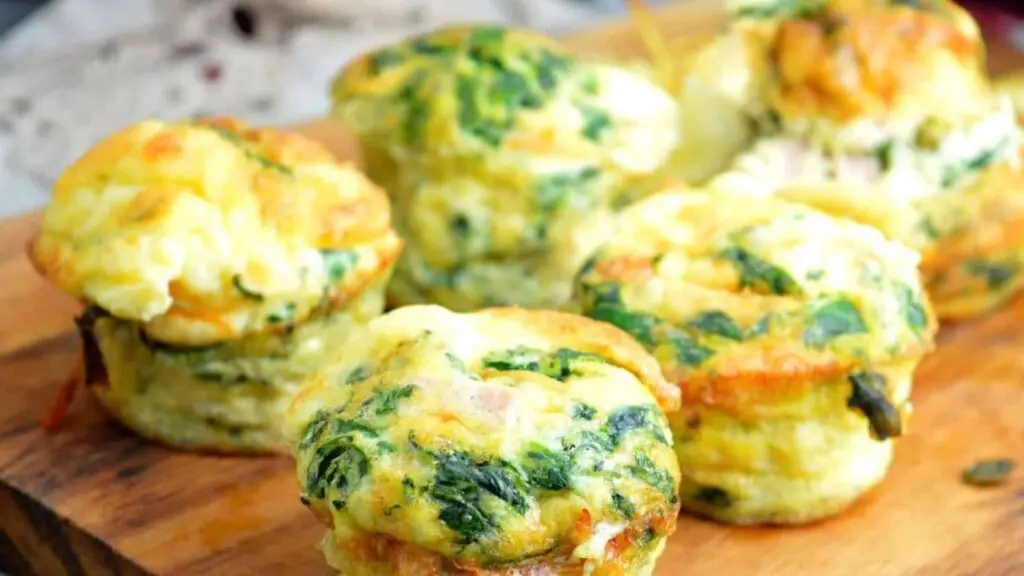 Spinach and Goat Cheese Egg Muffins