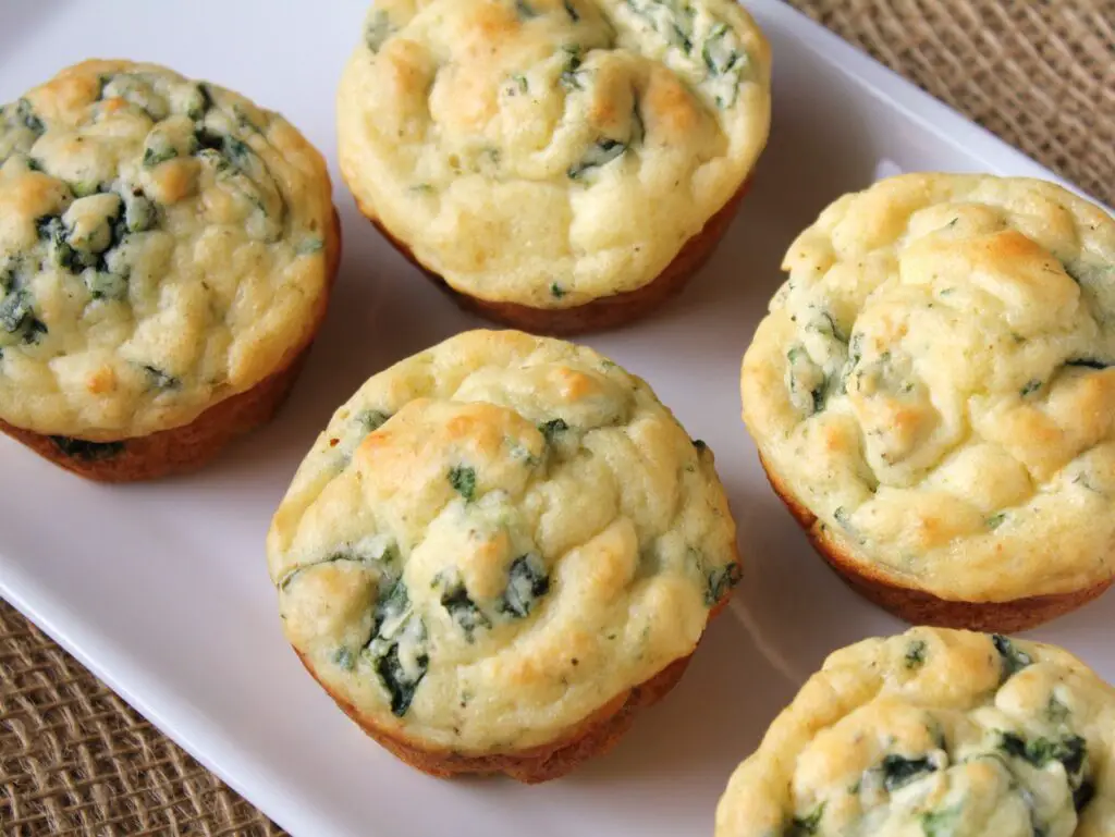 Spinach and Goat Cheese Egg Muffins