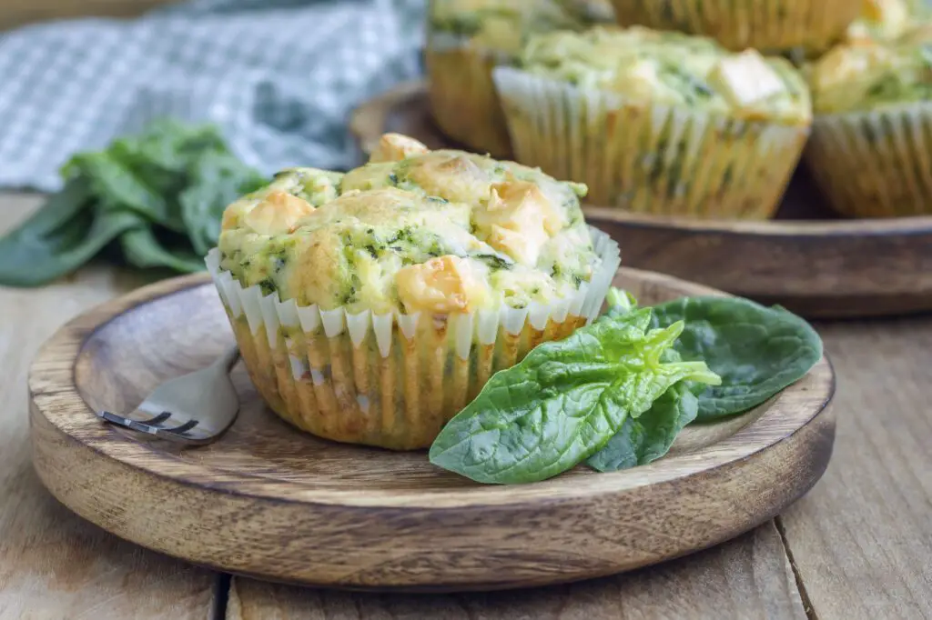 Spinach and Goat Cheese Egg Muffins