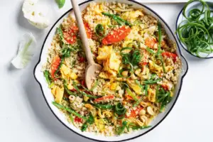 keto cauliflower fried rice recipe