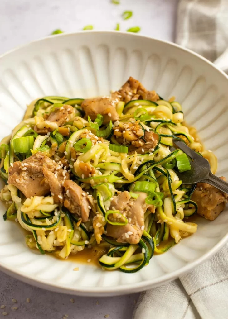 Asian Chicken Zoodles