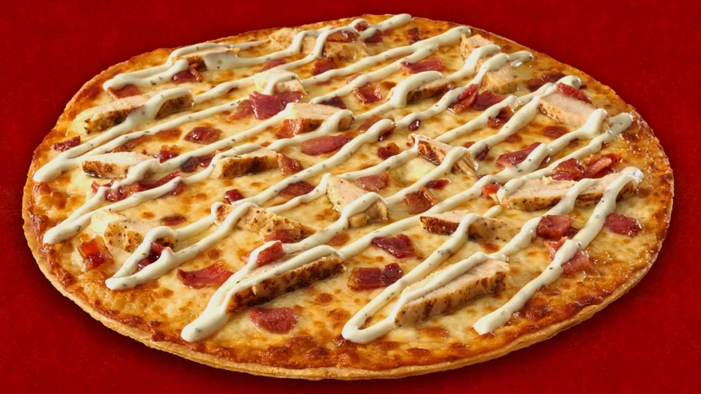 Keto Chicken Bacon Ranch Pizza