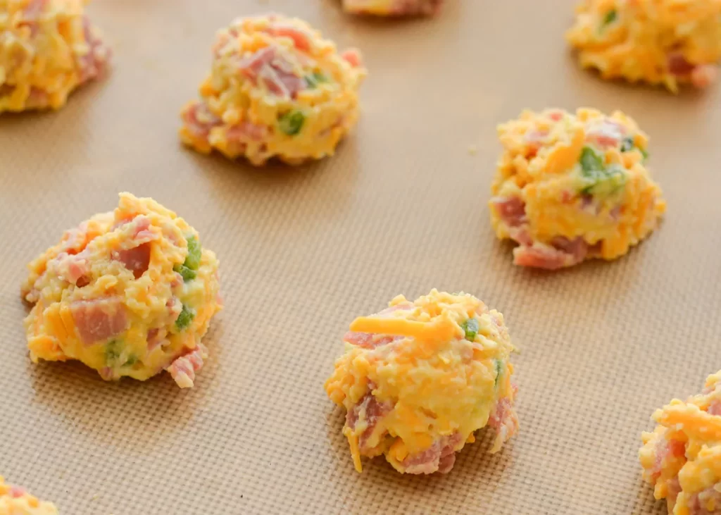 Keto Ham Cheddar and Jalapeno Bites