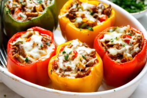 Keto Stuffed Bell Peppers