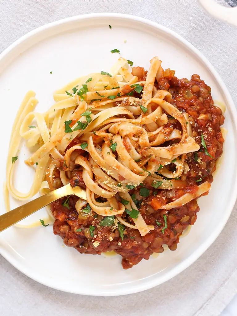 Savor the Flavor: Keto Veggie Lentil Bolognese Feast