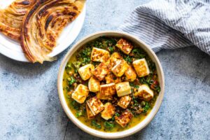 Keto Veggie Saag Paneer